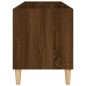 vidaXL Mueble discos madera contrachapada roble marrón 74,5x38x48 cm vidaXL Mueble discos madera contrachapada roble marrón 74,5x38x48 cm
