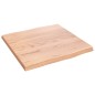 vidaXL Tablero mesa madera tratada roble borde natural 40x40x2 cm vidaXL Tablero mesa madera tratada roble borde natural 40x40x2 cm