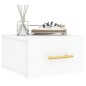 vidaXL Mesita de noche de pared blanco 35x35x20 cm vidaXL Mesita de noche de pared blanco 35x35x20 cm