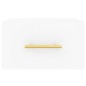 vidaXL Mesita de noche de pared blanco 35x35x20 cm vidaXL Mesita de noche de pared blanco 35x35x20 cm