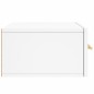 vidaXL Mesita de noche de pared blanco 35x35x20 cm vidaXL Mesita de noche de pared blanco 35x35x20 cm