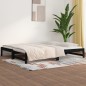 vidaXL Sofá cama extraíble madera maciza de pino negro 2x(90x200) cm vidaXL Sofá cama extraíble madera maciza de pino negro 2x(90x200) cm