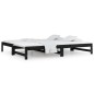 vidaXL Sofá cama extraíble madera maciza de pino negro 2x(90x200) cm vidaXL Sofá cama extraíble madera maciza de pino negro 2x(90x200) cm