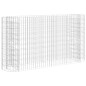 vidaXL Arriate de gaviones de hierro galvanizado 190x50x100 cm vidaXL Arriate de gaviones de hierro galvanizado 190x50x100 cm