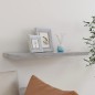 vidaXL Estante flotante de pared MDF gris hormigón 80x23,5x3,8 cm