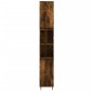 vidaXL Set de muebles baño 3 pzas madera contrachapada roble ahumado vidaXL Set de muebles baño 3 pzas madera contrachapada roble ahumado