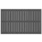 vidaXL Cabecero de cama de pared madera maciza pino gris 147x3x90 cm