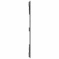 vidaXL Cabecero de cama de pared madera maciza pino gris 147x3x90 cm