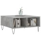 vidaXL Mesa de centro madera de ingeniería gris hormigón 60x60x30 cm vidaXL Mesa de centro madera de ingeniería gris hormigón 60x60x30 cm