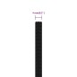 vidaXL Cuerda de trabajo poliéster negro 4 mm 50 m vidaXL Cuerda de trabajo poliéster negro 4 mm 50 m