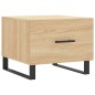 vidaXL Mesas de centro 2 uds madera ingeniería roble Sonoma 50x50x40cm