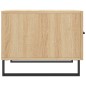 vidaXL Mesas de centro 2 uds madera ingeniería roble Sonoma 50x50x40cm