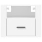vidaXL Mesitas de noche de pared 2 uds blanco 50x36x40 cm