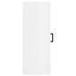 vidaXL Armario de pared blanco brillante 34,5x34x90 cm