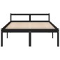 vidaXL Cama para personas mayores madera maciza pino negra 120x200 cm vidaXL Cama para personas mayores madera maciza pino negra 120x200 cm