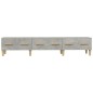 vidaXL Mueble de TV madera contrachapada gris hormigón 150x34,5x30 cm vidaXL Mueble de TV madera contrachapada gris hormigón 150x34,5x30 cm