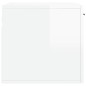 vidaXL Armario pared madera contrachapada blanco brillo 60x36,5x35 cm vidaXL Armario pared madera contrachapada blanco brillo 60x36,5x35 cm