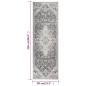 vidaXL Alfombra de exterior de tejido plano gris claro 80x250 cm vidaXL Alfombra de exterior de tejido plano gris claro 80x250 cm
