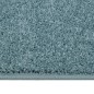 vidaXL Alfombra de pelo corto azul 80x150 cm vidaXL Alfombra de pelo corto azul 80x150 cm