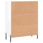 vidaXL Aparador de madera contrachapada blanco brillante 69,5x34x90 cm vidaXL Aparador de madera contrachapada blanco brillante 69,5x34x90 cm