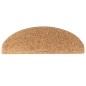vidaXL Alfombras de peldaños de escalera 15 uds beige 65x21x4 cm vidaXL Alfombras de peldaños de escalera 15 uds beige 65x21x4 cm