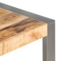 vidaXL Mesa de centro madera de mango rugosa 110x60x40 cm