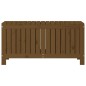 vidaXL Caja de almacenaje jardín madera pino marrón miel 108x42,5x54cm vidaXL Caja de almacenaje jardín madera pino marrón miel 108x42,5x54cm