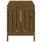vidaXL Caja de almacenaje jardín madera pino marrón miel 108x42,5x54cm vidaXL Caja de almacenaje jardín madera pino marrón miel 108x42,5x54cm