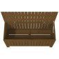 vidaXL Caja de almacenaje jardín madera pino marrón miel 108x42,5x54cm vidaXL Caja de almacenaje jardín madera pino marrón miel 108x42,5x54cm