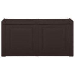 vidaXL Caja de cojines marrón 85 L 86x40x42 cm 