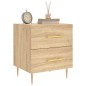 vidaXL Mesita noche 2 uds madera ingeniería roble Sonoma 40x35x47,5 cm vidaXL Mesita noche 2 uds madera ingeniería roble Sonoma 40x35x47,5 cm