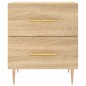 vidaXL Mesita noche 2 uds madera ingeniería roble Sonoma 40x35x47,5 cm vidaXL Mesita noche 2 uds madera ingeniería roble Sonoma 40x35x47,5 cm