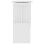 vidaXL Escritorio de esquina madera contrachapada blanco 200x50x76 cm vidaXL Escritorio de esquina madera contrachapada blanco 200x50x76 cm