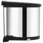 vidaXL Papelera de cocina empotrada acero inoxidable 8 L vidaXL Papelera de cocina empotrada acero inoxidable 8 L