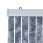 vidaXL Cortina mosquitera de chenilla plateada 56x185 cm vidaXL Cortina mosquitera de chenilla plateada 56x185 cm