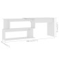 vidaXL Escritorio de esquina madera contrachapada blanco 200x50x76 cm vidaXL Escritorio de esquina madera contrachapada blanco 200x50x76 cm