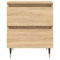 vidaXL Mesitas noche 2 uds madera ingeniería roble Sonoma 40x35x50 cm vidaXL Mesitas noche 2 uds madera ingeniería roble Sonoma 40x35x50 cm