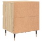 vidaXL Mesitas noche 2 uds madera ingeniería roble Sonoma 40x35x50 cm vidaXL Mesitas noche 2 uds madera ingeniería roble Sonoma 40x35x50 cm