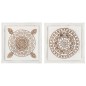 vidaXL Paneles de pared tallados a mano 2 unidades MDF 40x40x1,5cm vidaXL Paneles de pared tallados a mano 2 unidades MDF 40x40x1,5cm