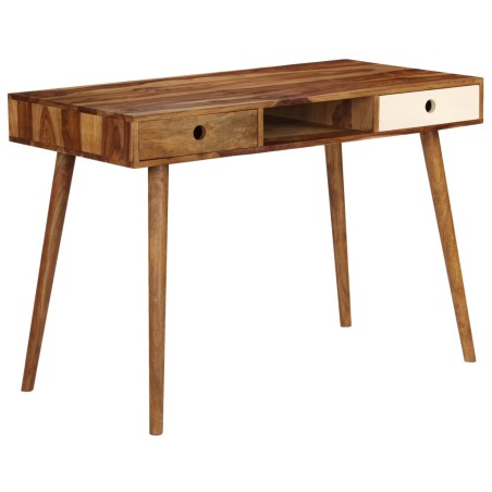 vidaXL Escritorio de madera maciza de sheesham 110x55x76 cm