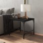 vidaXL Mesa auxiliar de madera contrachapada negro 40x40x35 cm vidaXL Mesa auxiliar de madera contrachapada negro 40x40x35 cm