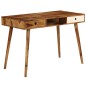 vidaXL Escritorio de madera maciza de sheesham 110x55x76 cm vidaXL Escritorio de madera maciza de sheesham 110x55x76 cm