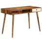 vidaXL Escritorio de madera maciza de sheesham 110x55x76 cm vidaXL Escritorio de madera maciza de sheesham 110x55x76 cm