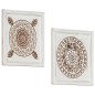 vidaXL Paneles de pared tallados a mano 2 unidades MDF 40x40x1,5cm vidaXL Paneles de pared tallados a mano 2 unidades MDF 40x40x1,5cm