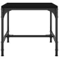 vidaXL Mesa auxiliar de madera contrachapada negro 40x40x35 cm vidaXL Mesa auxiliar de madera contrachapada negro 40x40x35 cm