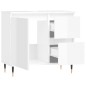 vidaXL Armario de baño madera contrachapada blanco brillo 65x33x60 cm vidaXL Armario de baño madera contrachapada blanco brillo 65x33x60 cm
