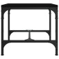 vidaXL Mesa auxiliar de madera contrachapada negro 40x40x35 cm vidaXL Mesa auxiliar de madera contrachapada negro 40x40x35 cm