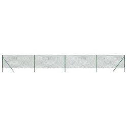 vidaXL Cerca de alambre verde 1x10 m