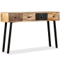 vidaXL Mesa consola de teca maciza reciclada 120x30x76 cm vidaXL Mesa consola de teca maciza reciclada 120x30x76 cm