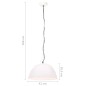 vidaXL Lámpara colgante vintage 25 W blanca redonda 41 cm E27 vidaXL Lámpara colgante vintage 25 W blanca redonda 41 cm E27